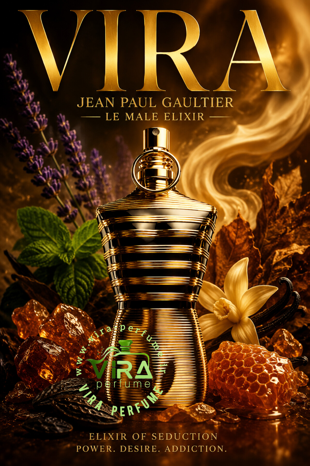 اسانس عطر له میل الکسیر – ژان پل گوتیه برند لوزی Le Male Elixir