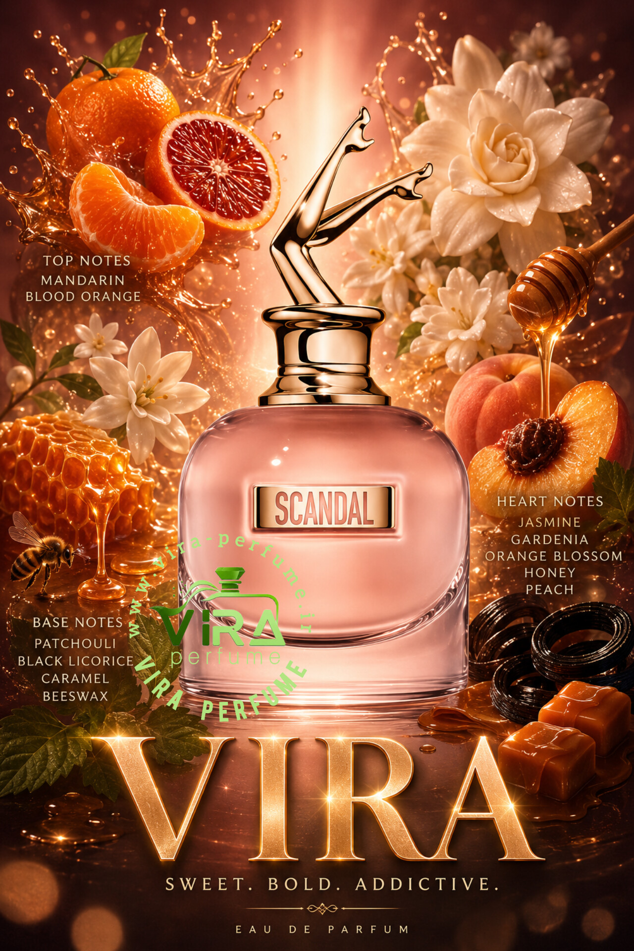 عطر  ژان پل گوتیه اسکندال زنانه برند لوزی  | Jean Paul Gaultier Scandal